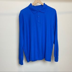 Gildan DryBlend Long Sleeve Polo Shirt